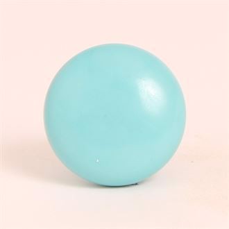 Turquoise polyresin knob