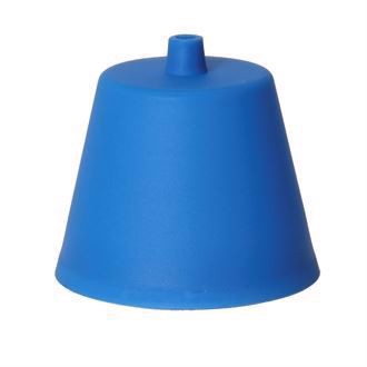 Blue plastic ceiling cup Trapez