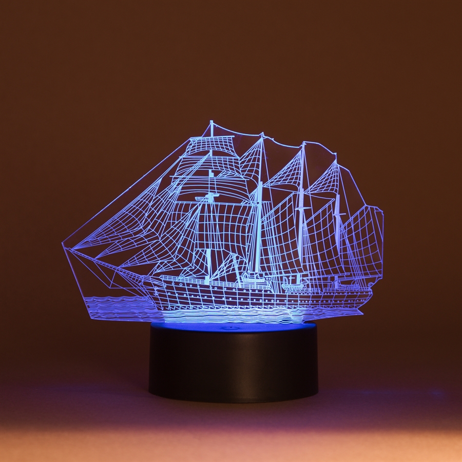3D LED Night lamp Ship
