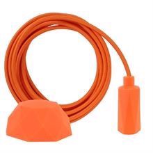 Orange cable 3 m. w/deep orange Hexa E14