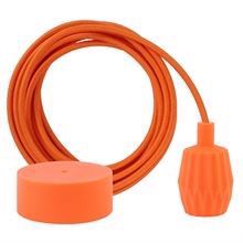 Orange cable 3 m. w/deep orange Plisse