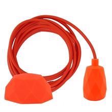 Dark orange cable 3 m. w/orange Facet