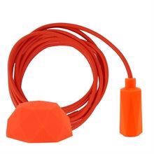 Dark orange cable 3 m. w/orange Hexa E14