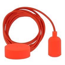 Dark orange cable 3 m. w/orange New