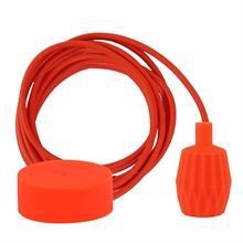 Dark orange cable 3 m. w/orange Plisse