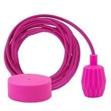 Hot pink cable 3 m. w/hot pink Plisse