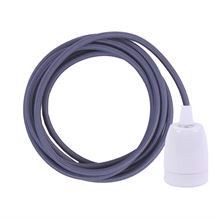 Deep purple cable 3 m. w/white porcelain