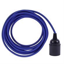 Cobolt blue cable 3 m. w/bakelite lamp holder