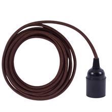 Brown cable 3 m. w/bakelite lamp holder