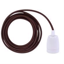 Brown cable 3 m. w/white porcelain