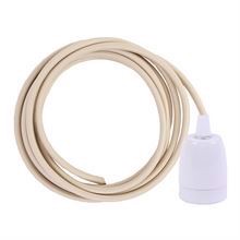 Nude cable 3 m. w/white porcelain