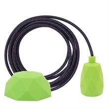 Cold Mix cable 3 m. w/lime green Facet