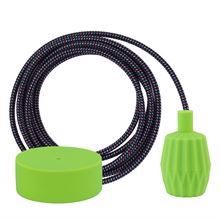 Cold Mix cable 3 m. w/lime green Plisse