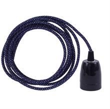 Denim Mix cable 3 m. w/black porcelain