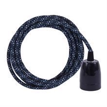 Blue Mix cable 3 m. w/black porcelain