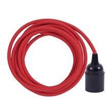 Dusty Red cable 3 m. w/bakelite lamp holder