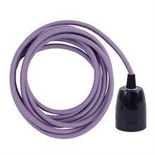 Dusty Lilac cable 3 m. w/black porcelain