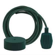 Dusty Dark green cable 3 m. w/dark green Plisse