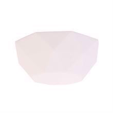White silicone ceiling cup Facet