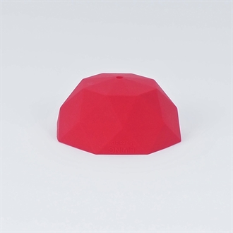 Dark red silicone ceiling cup Facet