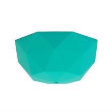 Turquoise silicone ceiling cup Facet