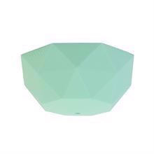 Pale turquoise silicone ceiling cup Facet