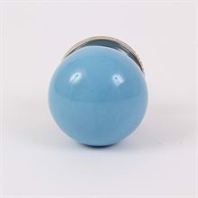 Blue round knob
