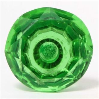 Green diamond knob - 10 pcs.
