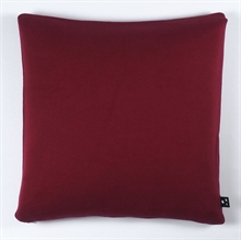 Soft knitted cushion cover 50x50 Dark red