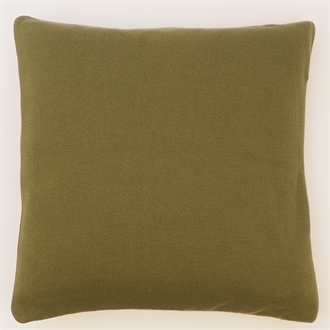 Softy knitted cushion cover 50x50 Army green