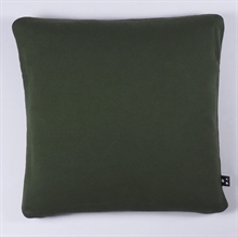 Soft knitted cushion cover 50x50 Forest green