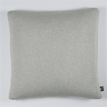 Soft knitted cushion cover 50x50 Pale grey