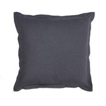 Cushion cover w/flounce 50x50 Dark grey