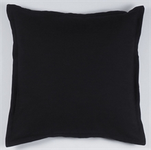 Cushion cover w/flounce 50x50 Black