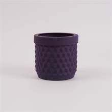 Potts flowerpot Deep purple