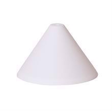 White plastic ceiling cup Cone