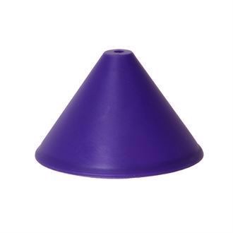 Purple plastic ceiling cup Cone