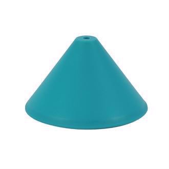 Turquoise plastic ceiling cup Cone