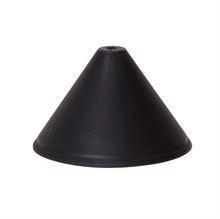 Black plastic ceiling cup Cone