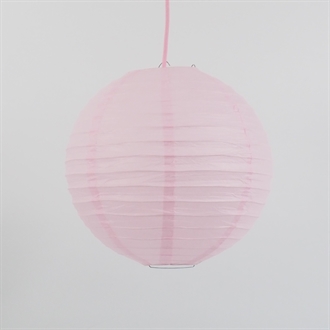 Ricepaper lamp shade 30 cm. Pale pink