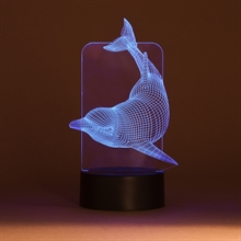 3D LED Night lamp Dolphin