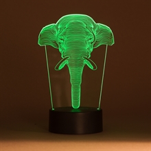 3D LED Night lamp Elephant