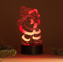3D LED Night lamp Santa