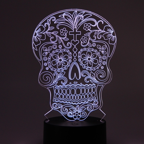 Acrylic plate Skull