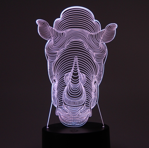 Acrylic plate Rhino