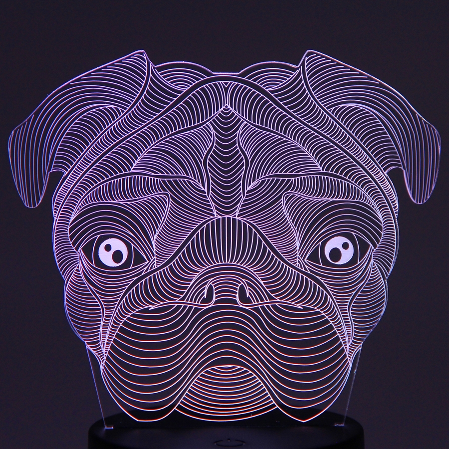 Acrylic plate Dog
